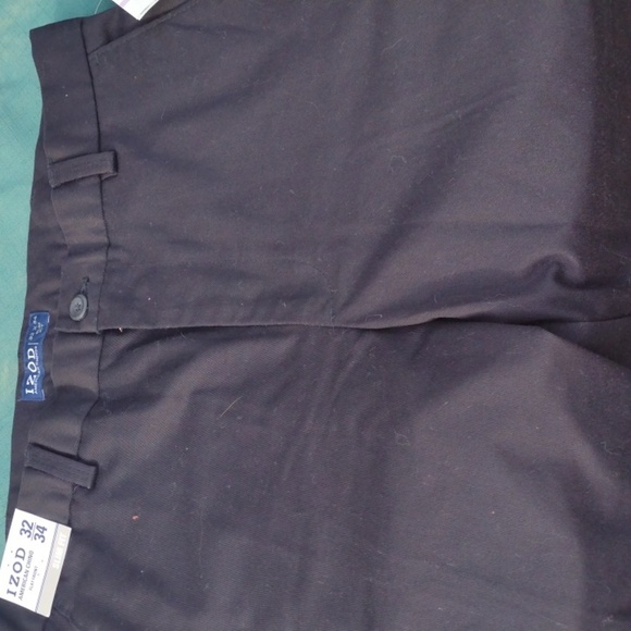 Izod Men's Black Pants NWT (32x34) - Picture 2 of 4